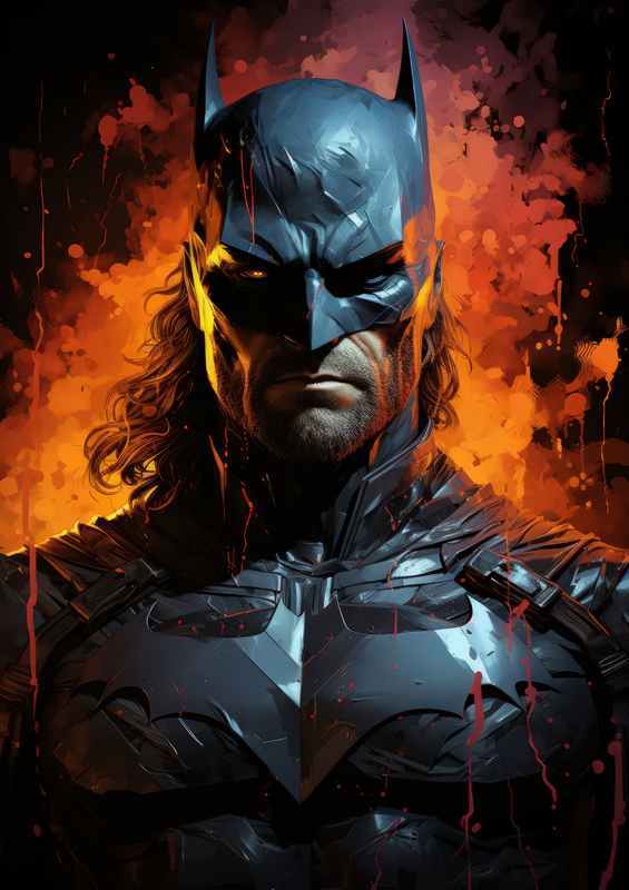 Intergalactic War batman painted style