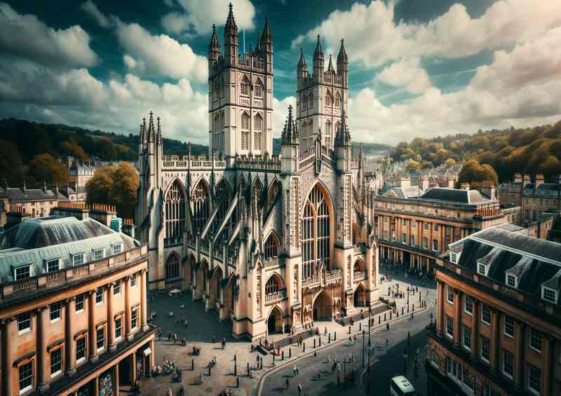 Bath Abbey Somerset Historic Spa Citys Gothic Jewel | Poster