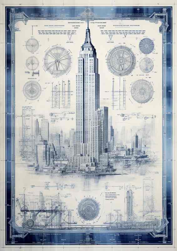 New York City Skyline Urban Majesty