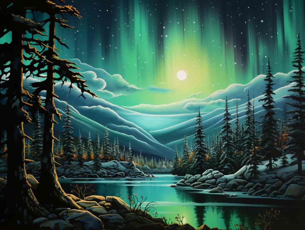 Northern Lights Radiant Serenade