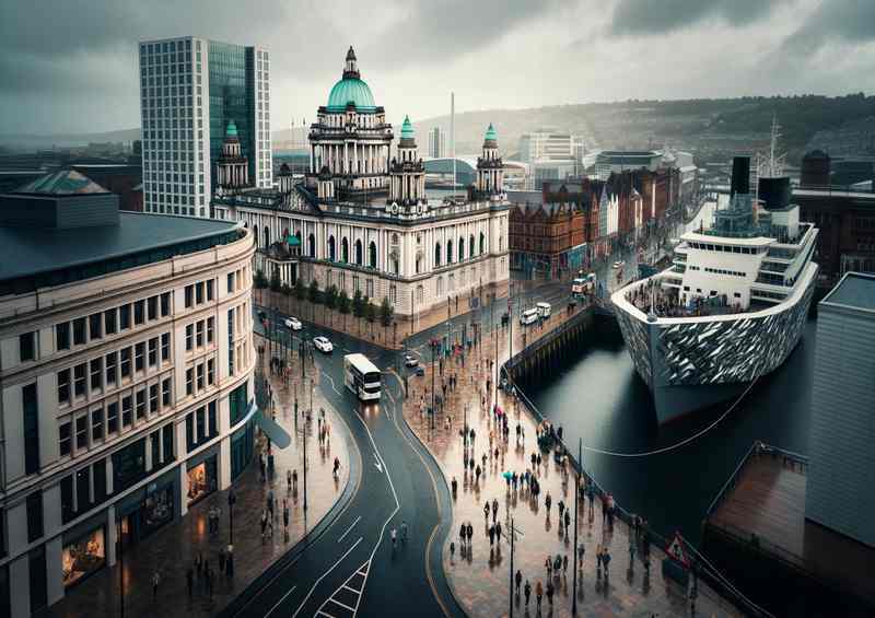 Belfast The citys waterfront along the River Lagan