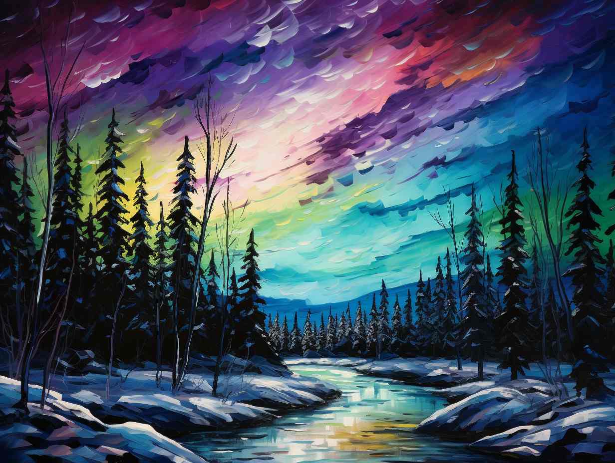 Rivers Tranquility Auroras Radiant Performance