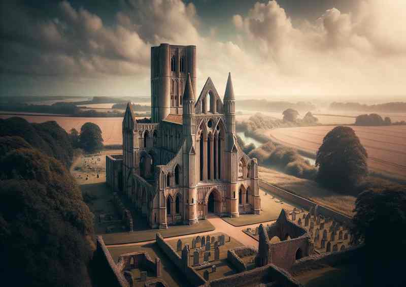 Binham Priory Romanesque Ruins