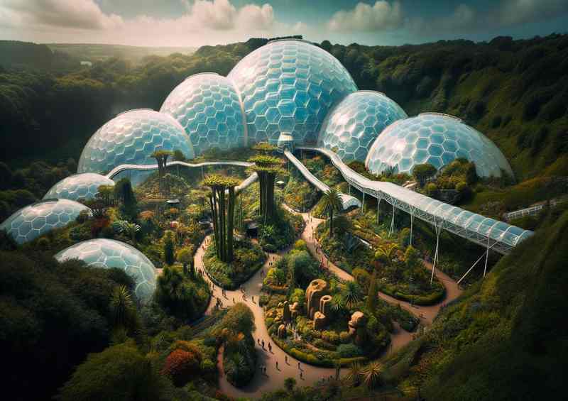 Biodome Wonders The Eden Project in Cornwall