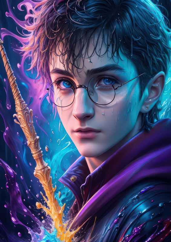 Magic Academy harry potter splash art style
