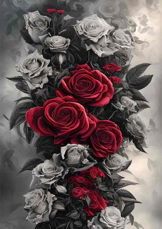 Roses In Bloom