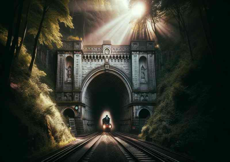 Box Tunnel Wiltshire Metal Poster