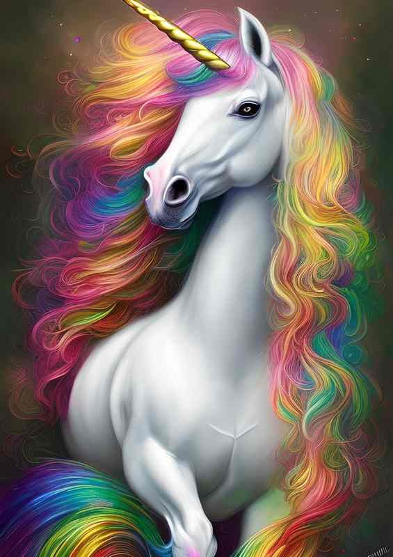 Unicorn Fluffy amazing colours