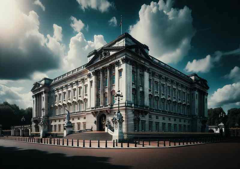 Buckingham Palace Metal Poster | Official British Monarch Residence