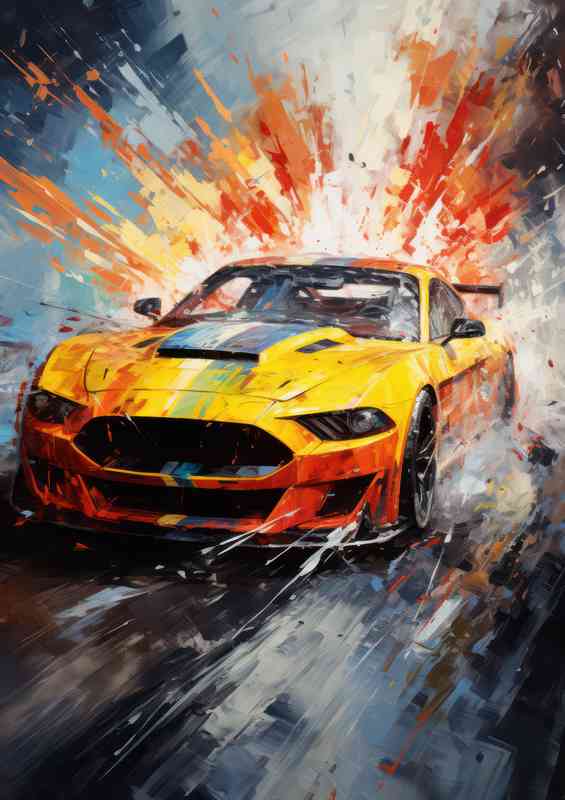 The Yellow Fighting machine sports street car