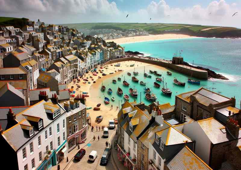 Cornish Gem St Ives in Cornwall The towns sandy beaches