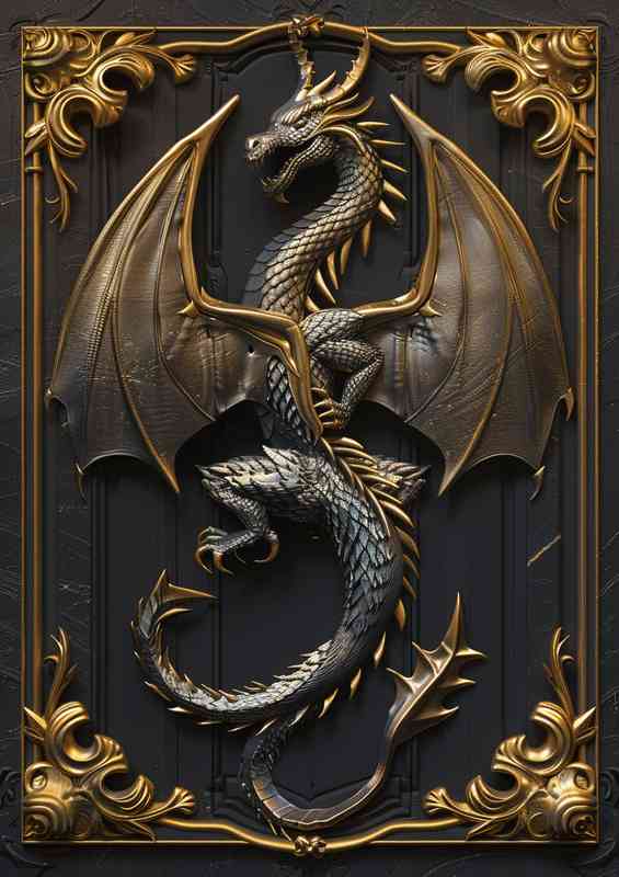 Golden winged Dragon