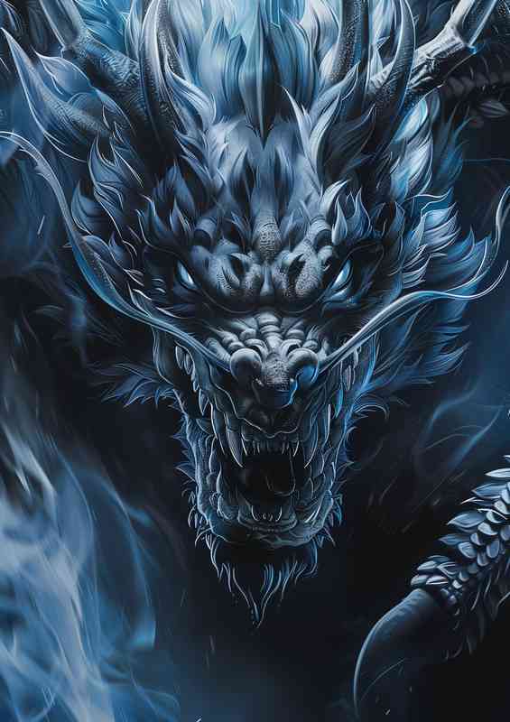 Realistic Dragons head