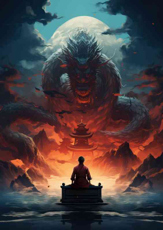 The Dragon and the buddha