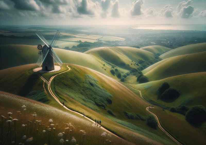 Downs Rolling Beauty South Downs Gentle rolling hills