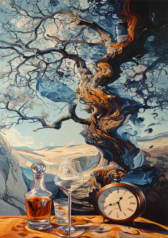 Drinks by the tree