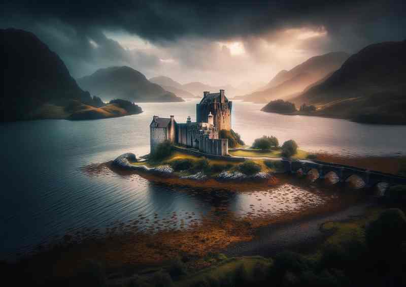 Eilean Donan Castle Scottish Highlands Mystical Aura