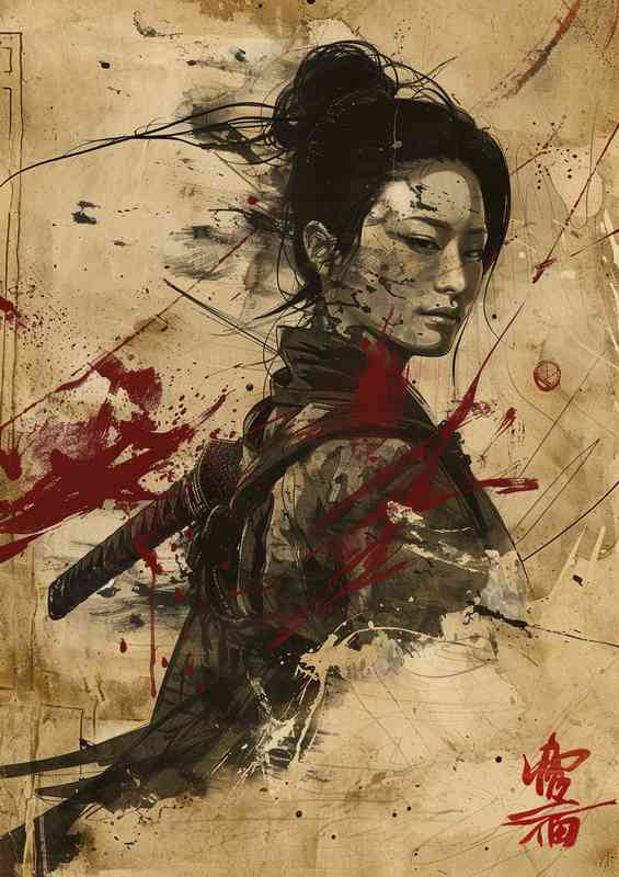 Lady warrior full poster