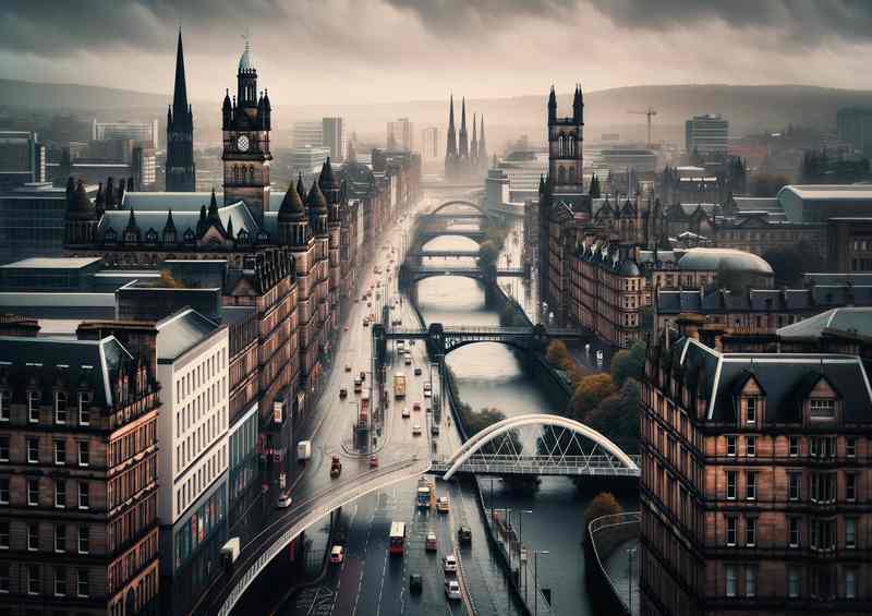 Glasgow Streets & River Clyde