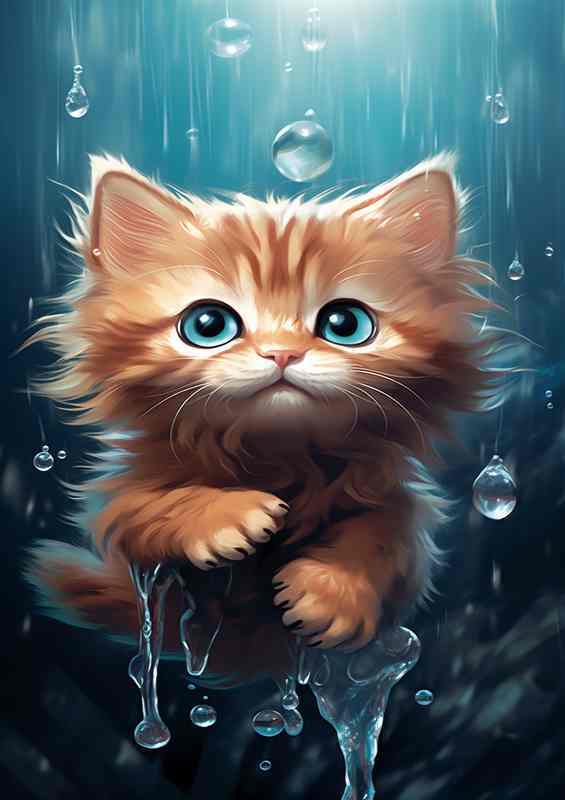 Feline Foliage Cats with Leafy Adornments in Art