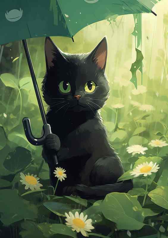 Rainy Whiskers Chronicles of a Black Cats Adventures