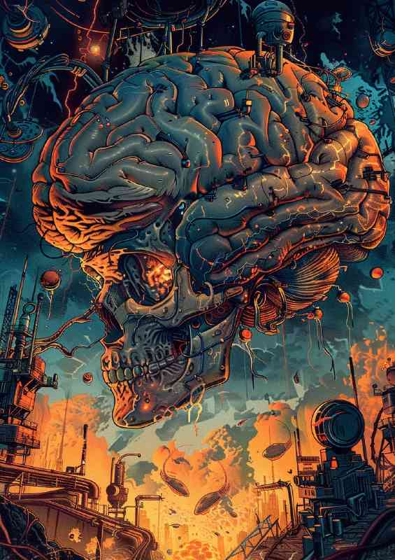 The skull brain life matters