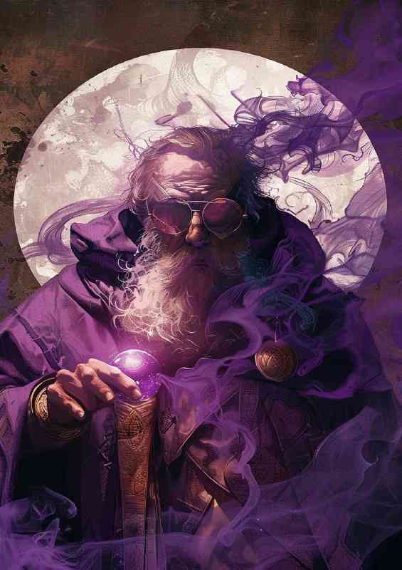 Wizard the bright staff