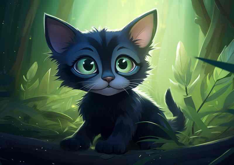Cartoon Kittens Captivating Hearts