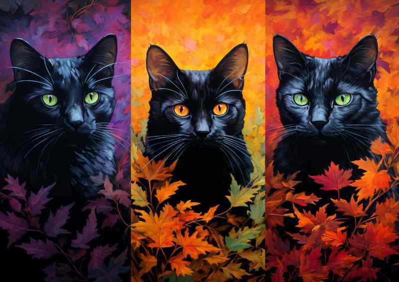 Cats of Autumn A Pictorial Journey Through Fall