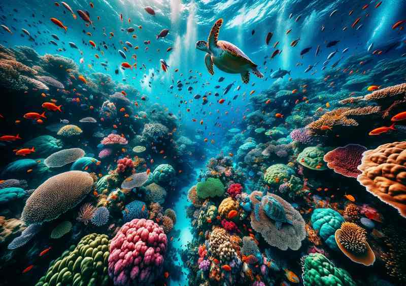 Great Barrier Reef Metal Poster