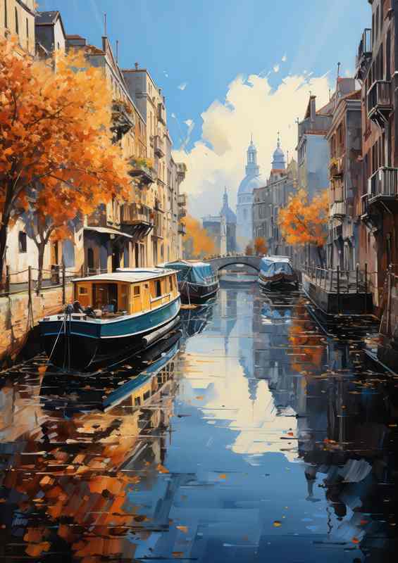 Daytime Ballet Boats Glide On Canals