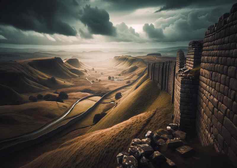 Hadrians Wall The ancient Roman wall
