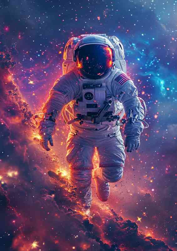 Walking on the metiors in space