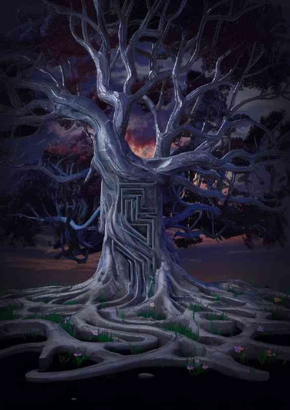The Maze surreal tree