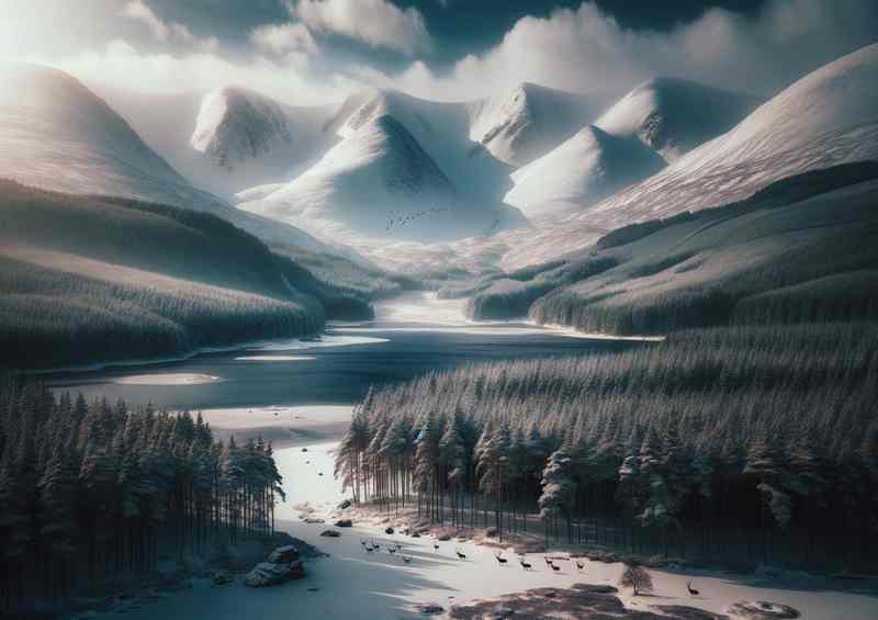 Highlands Winter Wonderland of Cairngorms National Park