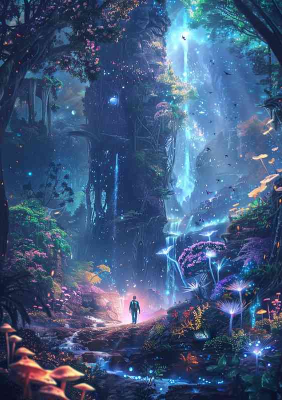 A Man in the enchanted forests
