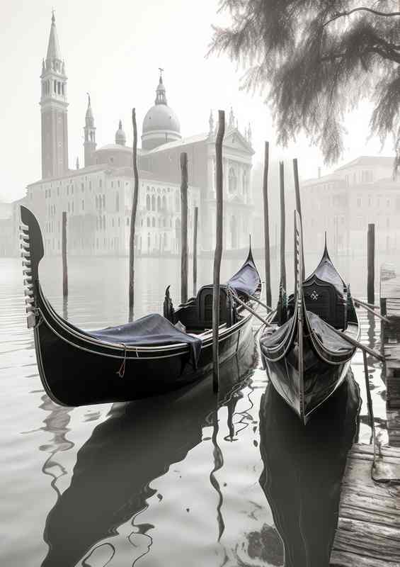 Stillness and Light a monochrome dream