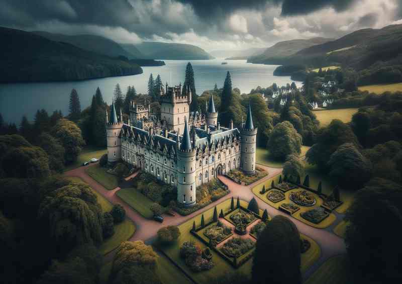 Inveraray Castle Metal Poster