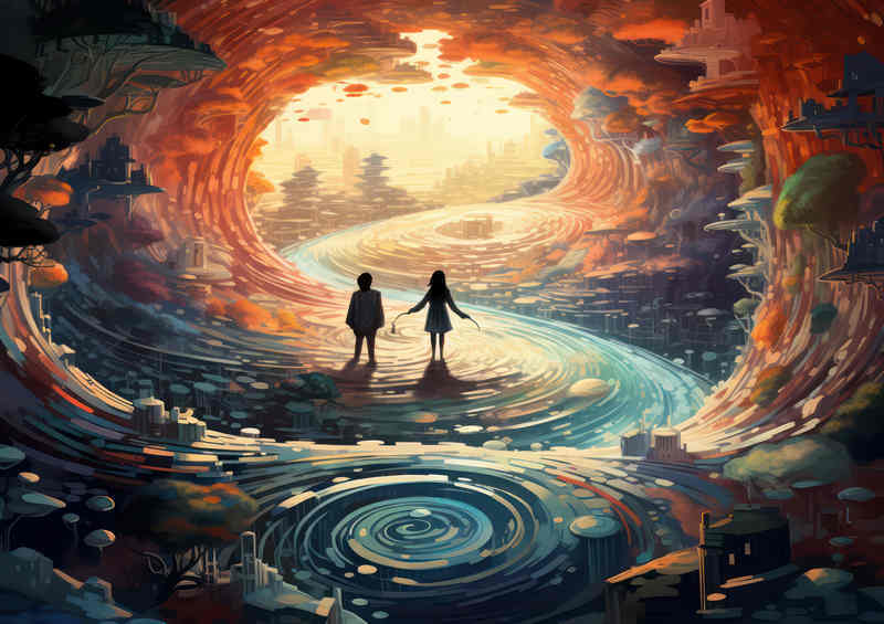Enchanted Fantasy World Metal Poster - Fairytail of Love