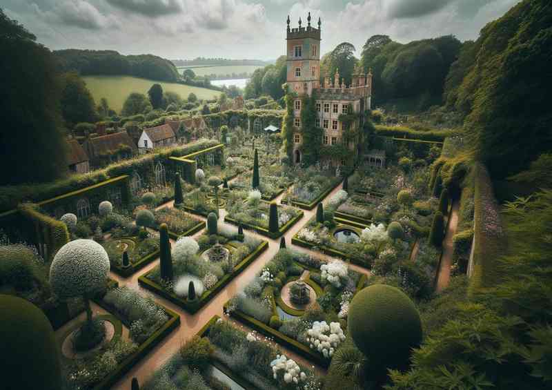 Kents Garden Sissinghurst Castle The White Garden