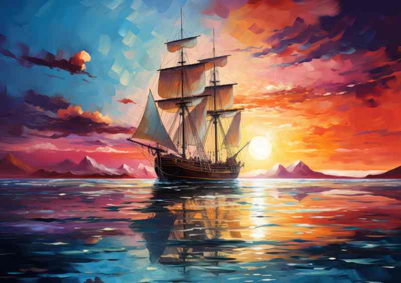 Ocean Whispers Sailboats Mesmeric Sway