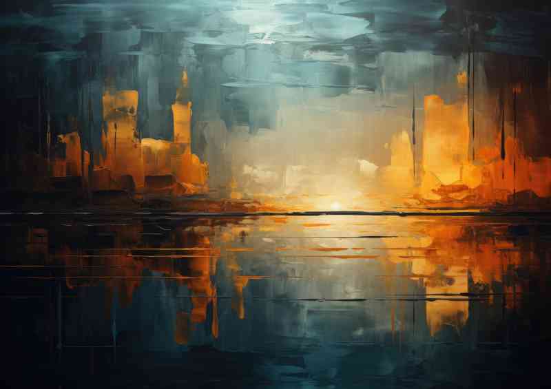 Painted colours city like form