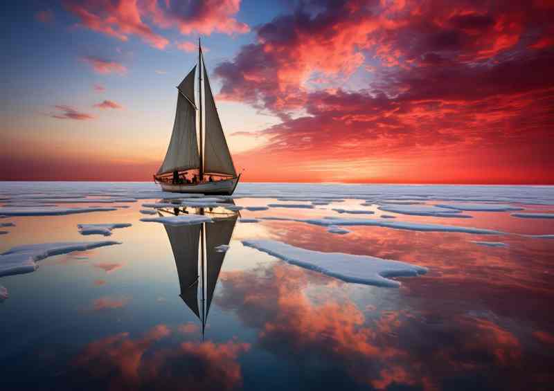 Sailboats Gentle Sway Seascapes Dreamy Palette