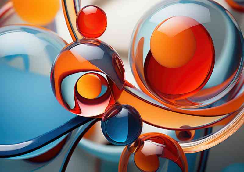 Through the looking glass shapes and colours