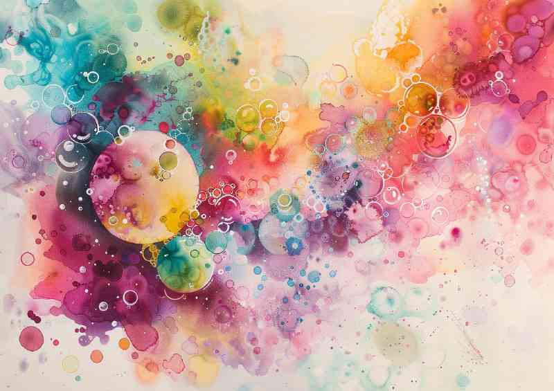 Visually styled shapes and colors