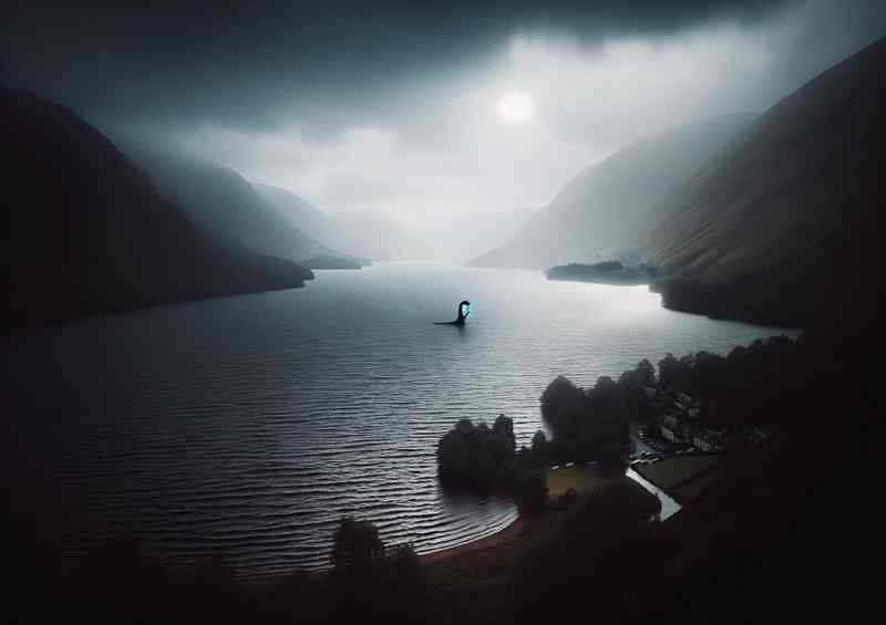 Loch Ness Scotland Legends Metal Poster