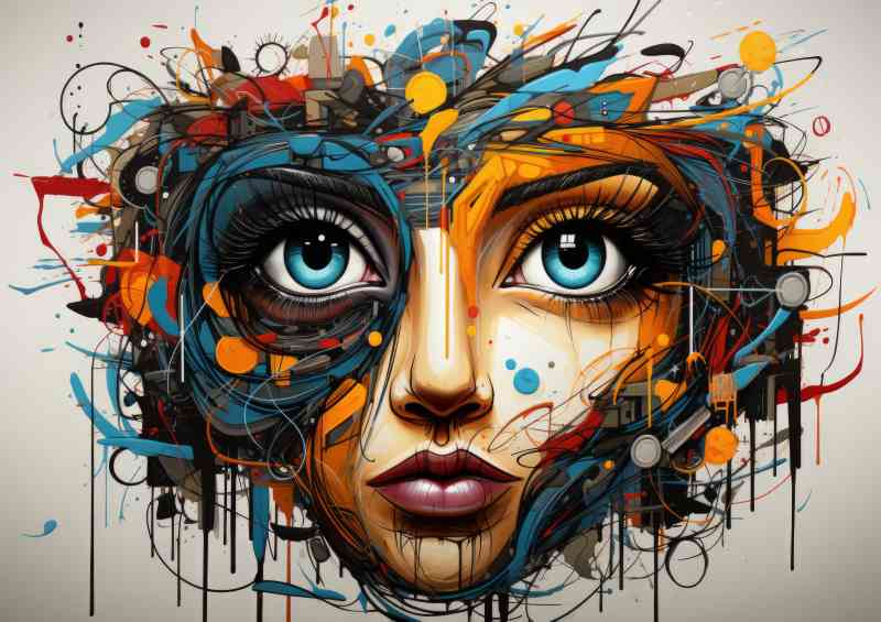 Girl with the big blue eyes