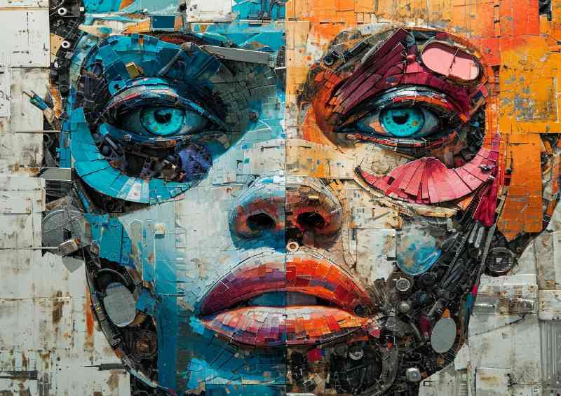The Abstracted ladys face