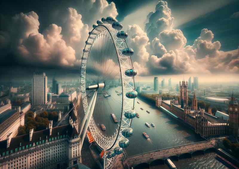 London Eye Giant Ferris Wheel Offering Citys Best Views