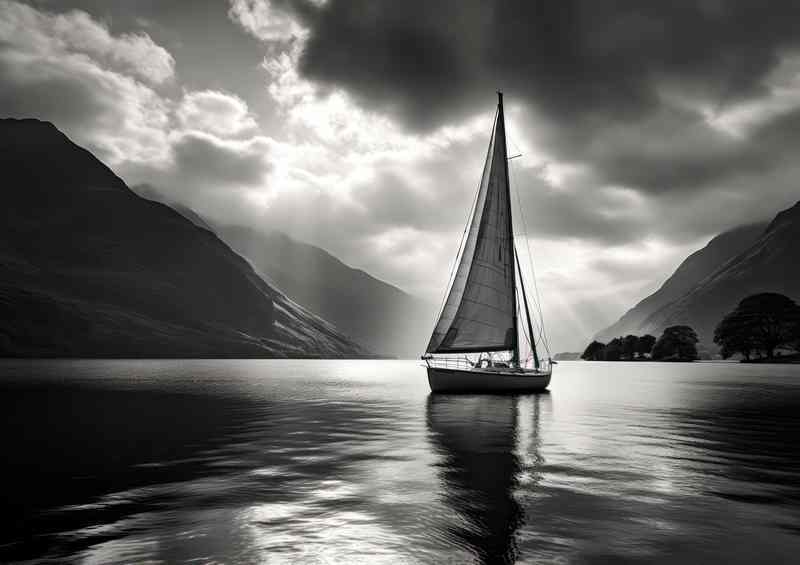 Yachts Journey On Waves Of Serenity